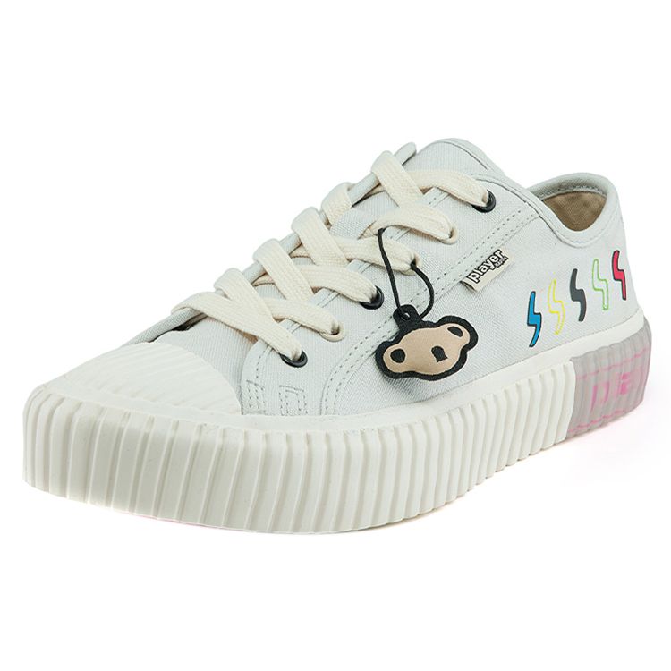 Kappa Player Series Casual Comfortable Durable Low-Top Canvas Shoes Women sneaker Glacier-Gray K0B25VS12D-084