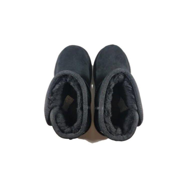 UGG Kids Classic Mini Platform Black Boots 1118890K-BLK