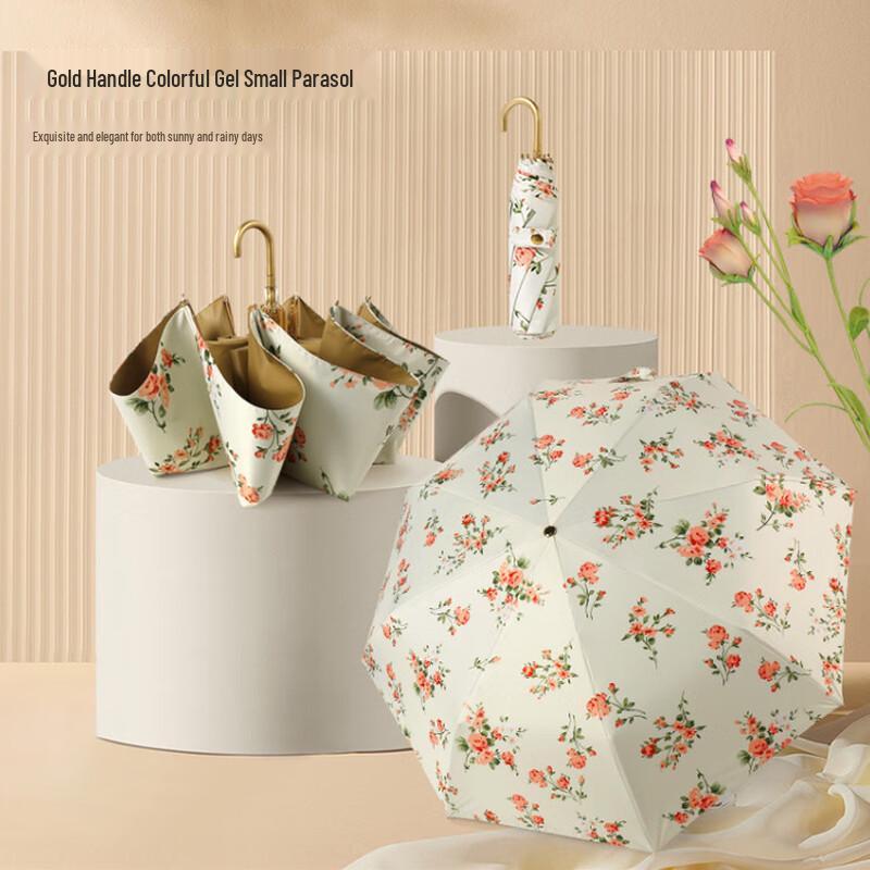 LILANG Light Luxury Folding UV Protection Umbrella