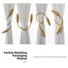 Modern Decorative Curtain Tie Backs No Drill DIY Twist Window Curtain Holders Flexible Home Decor