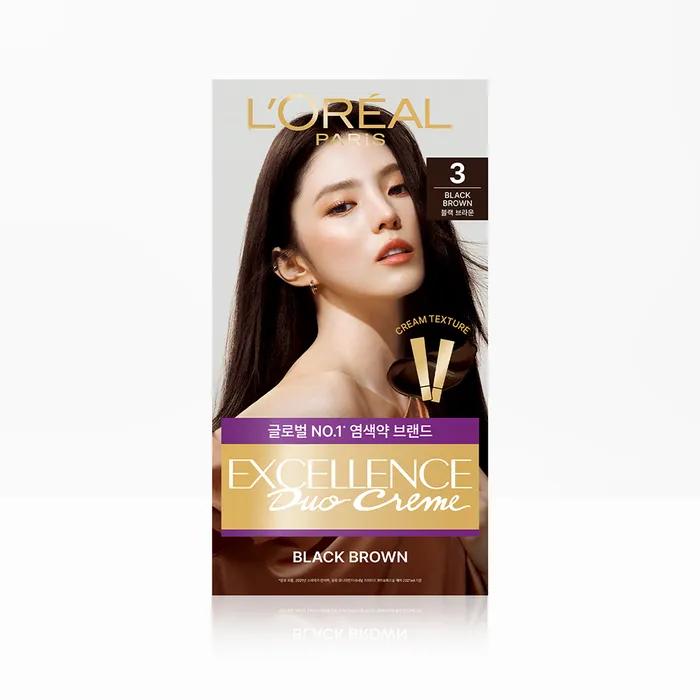 Excellence Duo Cream Hair Dye 9 types to choose from 6.35 Copper Light Brown