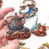 Turkey Fridge Stickers Istanbul Travel Souvenirs Coffe Spinning Dance Fridge Magnets Home Decoration Wedding Gifts