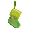 Stylish Embroidered Alphabets Christmas Stocking Knitted Festival Sock for Children Multicolors Holiday Stockings