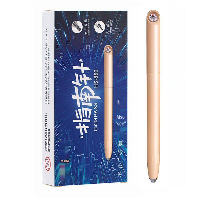 

HS-850 Compass Dual-Tip Pen: High Precision, Low Gravity, Quick-Dry Brush & CS Tip. 0.5mm