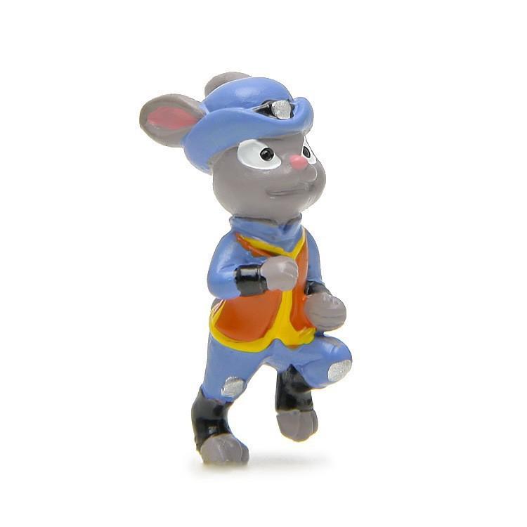 Zootopia Nick Judy Resin Figurines Mini Model Ornaments For Landscape Decoration