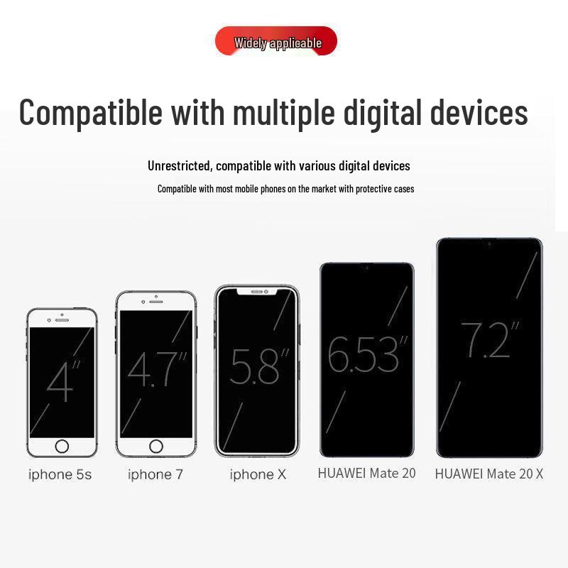 360° Rotating Silicone Car Mount for Mobile Phones