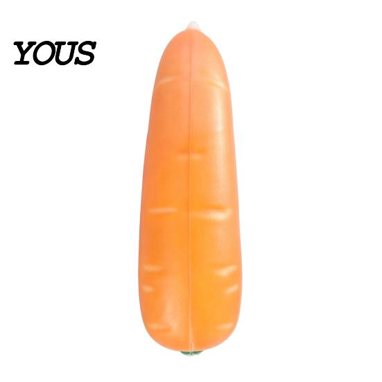Educational Play Food for Kids Simulation Vegetable Squeeze Toy, Realistic Cucumber Corn Carrot Banana Fidget Toys Stress Interactive Dolls Relief And