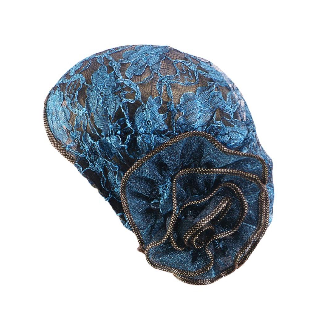 Elastic Beanie Head Scarf Muslim Hair Bonnets Fashionable Turban Hat  Hair