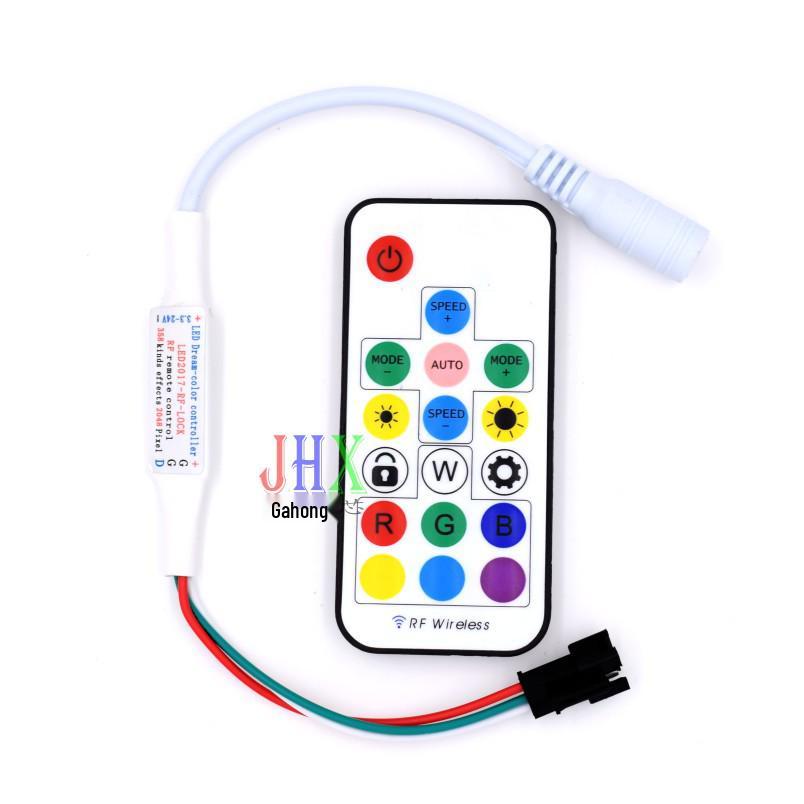 14-Key RF Dreamcolor 12V LED Controller with 300 Color Effects