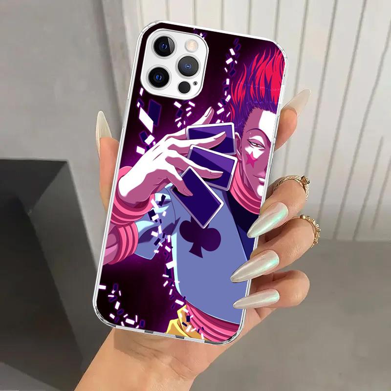 Hunter HXH Hisoka Phone Case for Iphone 16 15 14 13 12 Mini 11 Pro Max 16E X XS XR 7 Plus 8 SE 2020 Soft Funda Print Shell