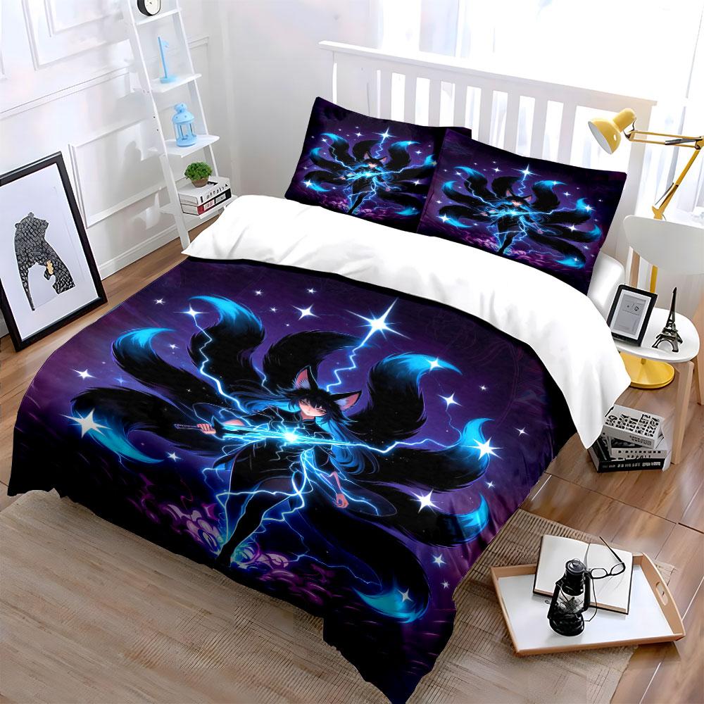 Dark Fox Character Design. Bedding Sets Duvet Cover Sets Duvet Covers Pillowcases(1 * Duvet Cover 2 * Pillowcases Without Duvet Insert)