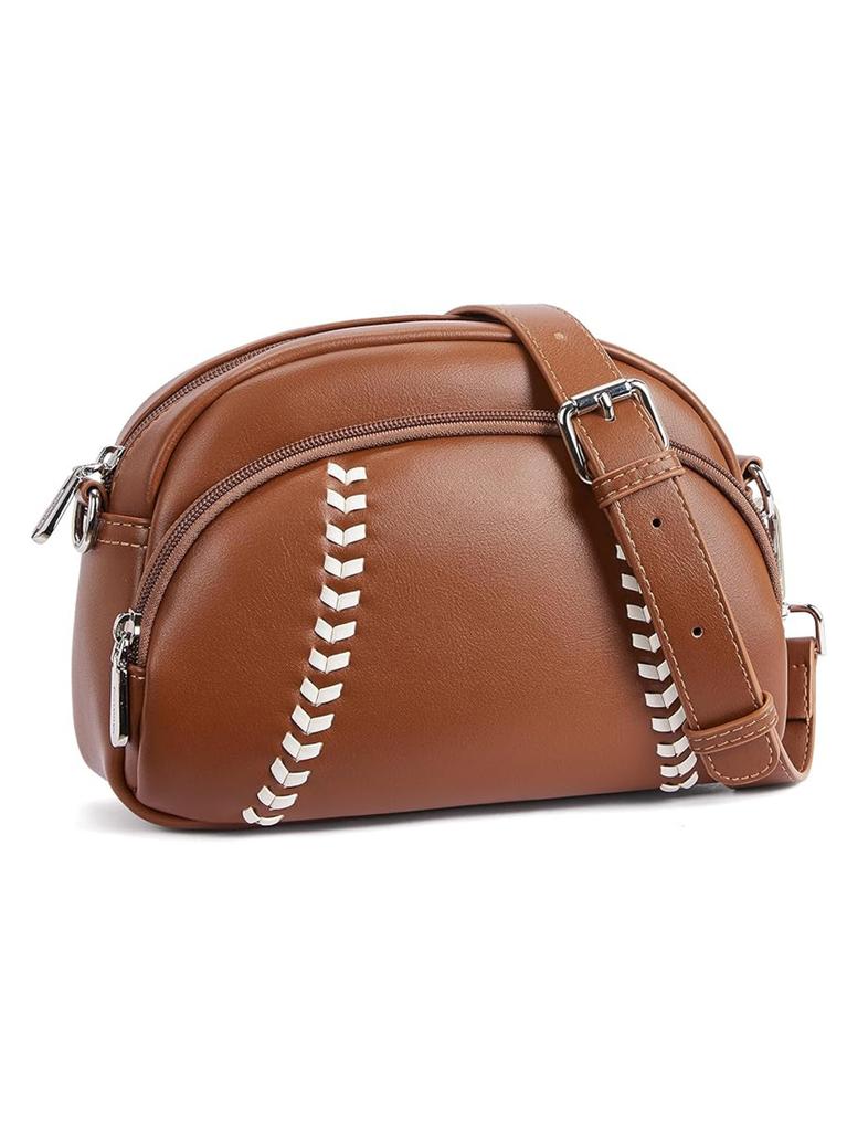 Retro Crossbody Shoulder Bags for Women Adjustable Strap, Leather Purses Small Shoulder Handbags