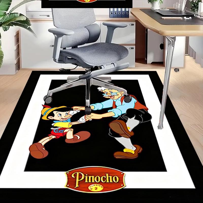 Pinocchio'S Jolly Adventure Carpet For Playroom Bedroom Living Room Sofa Home Decorkids Game Area Rug Nonslip Floor Mat