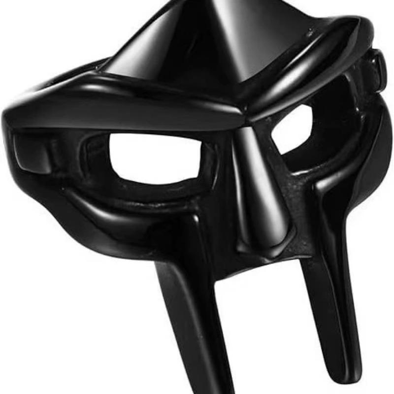 Vintage Mf Doom Mask Rings For Men Gladiator Egyptian Pharaoh Male Ring Hip Hop Party Goth Jewelry Accessories Anillo Hombre