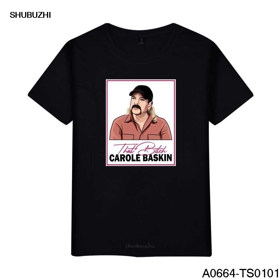 Free Joe Exotic Tiger King Tshirt Men New Summer Tops T Shirt Shirts For President Cotton Carole Did It Short Sleeve Tees