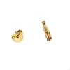 Fruit Sculpture Ceramic Figurine Gold Cheetah Animal Decoration Collection Craft Delicate Ornament
