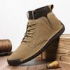 Men's Shoes High-Top Men's Sports Casual Shoes Top Layer Leather