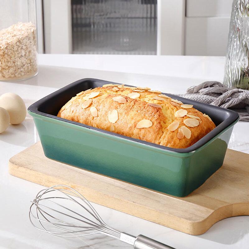 Керамическая прямоугольная форма для выпечки тостов и кексов