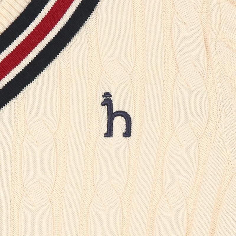 Rochie cu împletituri și decolteu în V pentru copii Hazzys Huw11na61m iV 