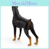 Фігурка тварини ПВХ Модель собаки доберман Для дитячої сцени на фермі та іграшок