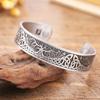 Talisman Gesundheitsarmbänder Lebensbaum Glücksknoten Runen Dreifaltigkeit Magnetische Armspangen Damen Herren Verstellbares Armband