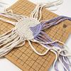 1 Set Double Side Grids Box Packaging Cork Macrame Board With Instructions Used for Braiding Bracelets Multiple Options Available