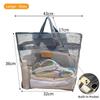 High Quality Large Capacity Mesh Bag Multistyles Protable Swimming Beach Bag Women Makeup Organizer