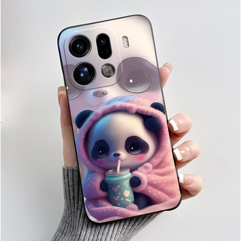 Phone Case For LG Q61/K61 Soft Silicone Black Case Ins Style Popular Pattern Moonlight Love Tree LMQ630N LMQ630 Casing