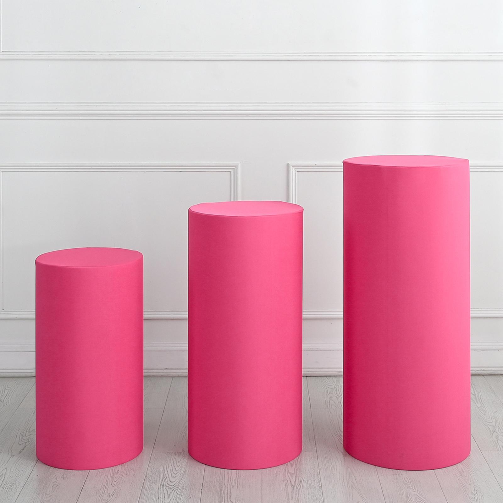 

Кругла скатертина для десертного столу, Чохол для циліндричної підставки, Товари для вечірок, Стійка-колона для декору заручин, весілля, вечірки S