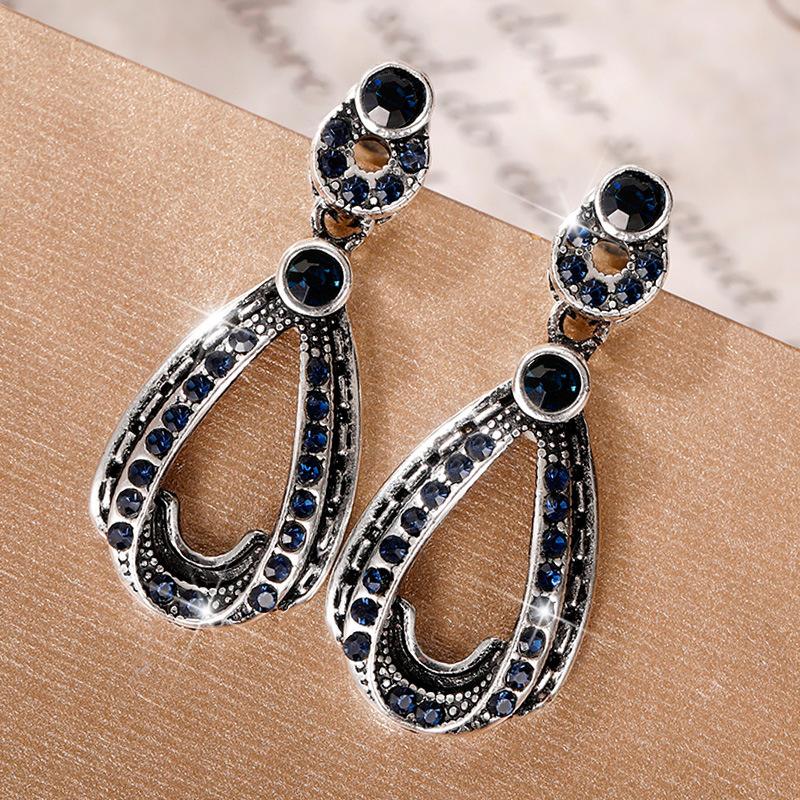 Best-Selling Earrings, Diamond-Set Fashion Stud Earrings, Women'S Versatile Ear Jewelry Factory