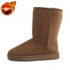 Fashion Non Slip Snow Boots for Women Warm Fleece-Lined Chunky Mid Calf Padded Winter 2025 Novelty Woman Shoes High Quality Trend Sale