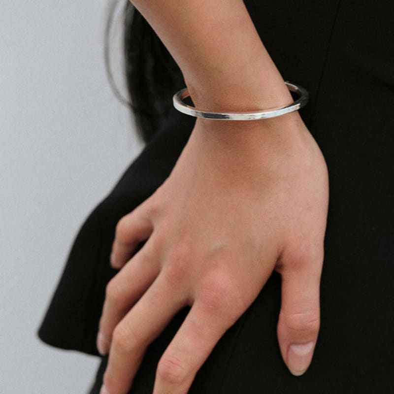 

Another Layer Classic Square Bangle (silver925) silver(free)