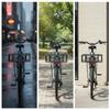 Rear Cycle Basket with Liner Long-Lasting for Daily Commuting