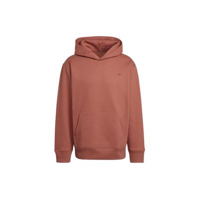 adidas Orijinaller Trefoil C Kapüşonlu Sweatshirt Marka Logosu Nakışlı Erkek Üst Kahve HK0316