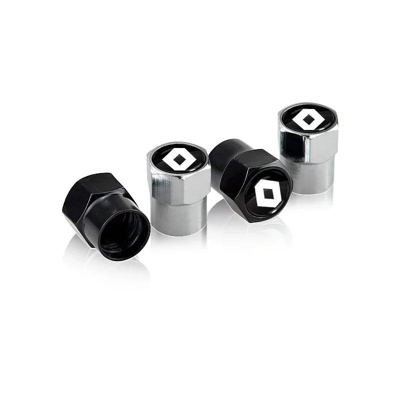 4Pcs Auto Wheel Tire Valve Air Stem Cap Duust Covers Car accessories For Renault Koleos Clio Laguna 2 Megane 2 3 Duster Logan S111
