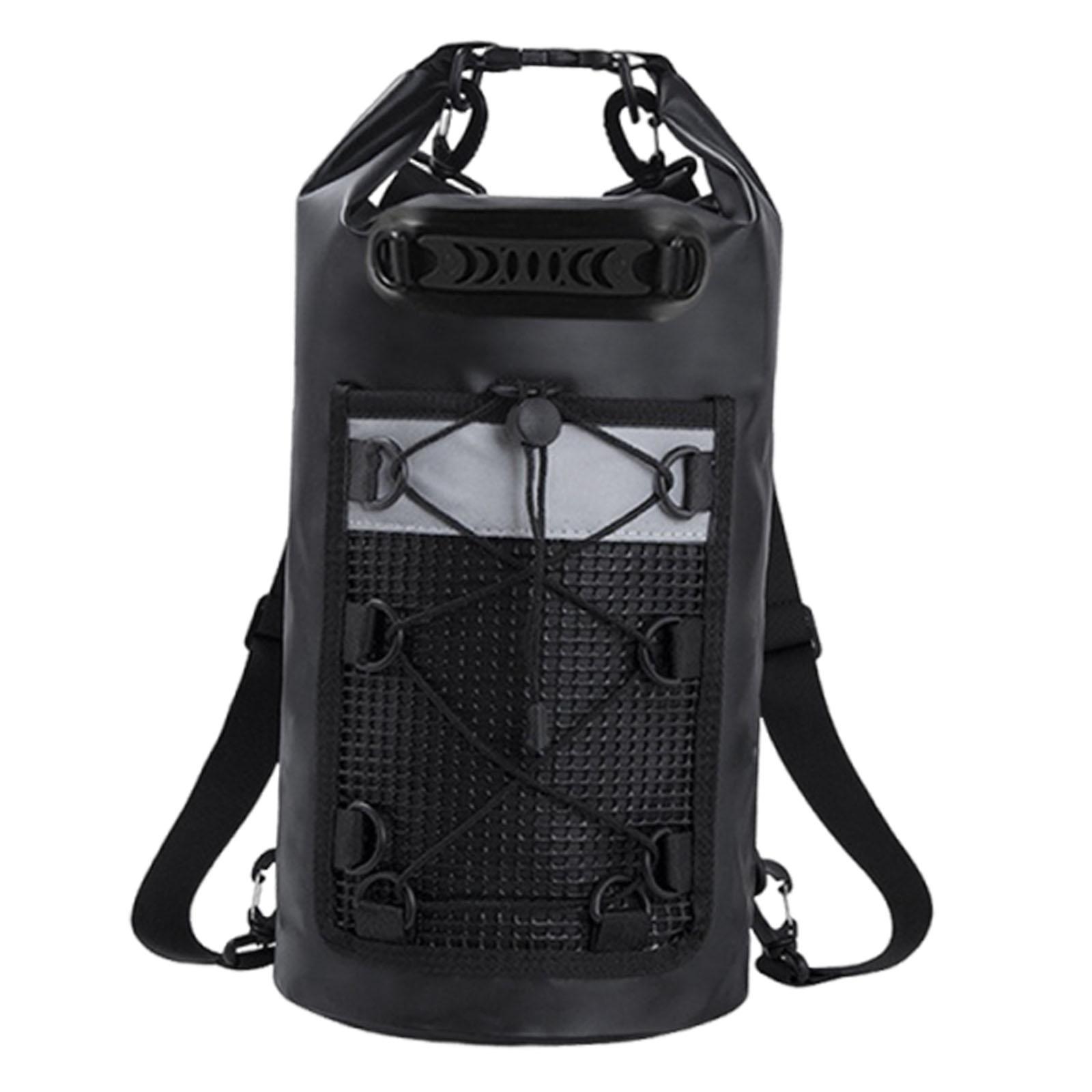 

Dry Bag Lightweight Large Capacity Keeps Gear Dry with Handle Storage Bag Comfortable for Beach Boating Hiking Swimming Fishing чёрный