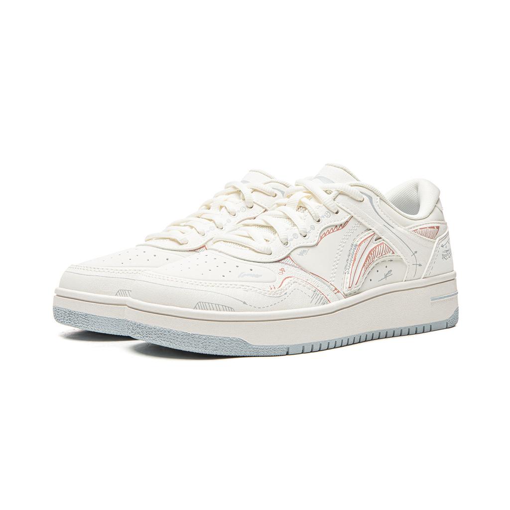 Li Ning Tianji Graffiti Height Increasing Abrasion Resistant Low top Skateboard Shoes Women's AGCW366-2