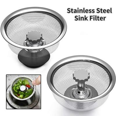 Paslanmaz Çelik Mutfak Lavabo Filtre Örgü Lavabo Kanalizasyon Süzgeçler Banyo Zemin Sifonları Yakalayıcı Atık Drenaj Deliği Filtre Tuzak Ekranı