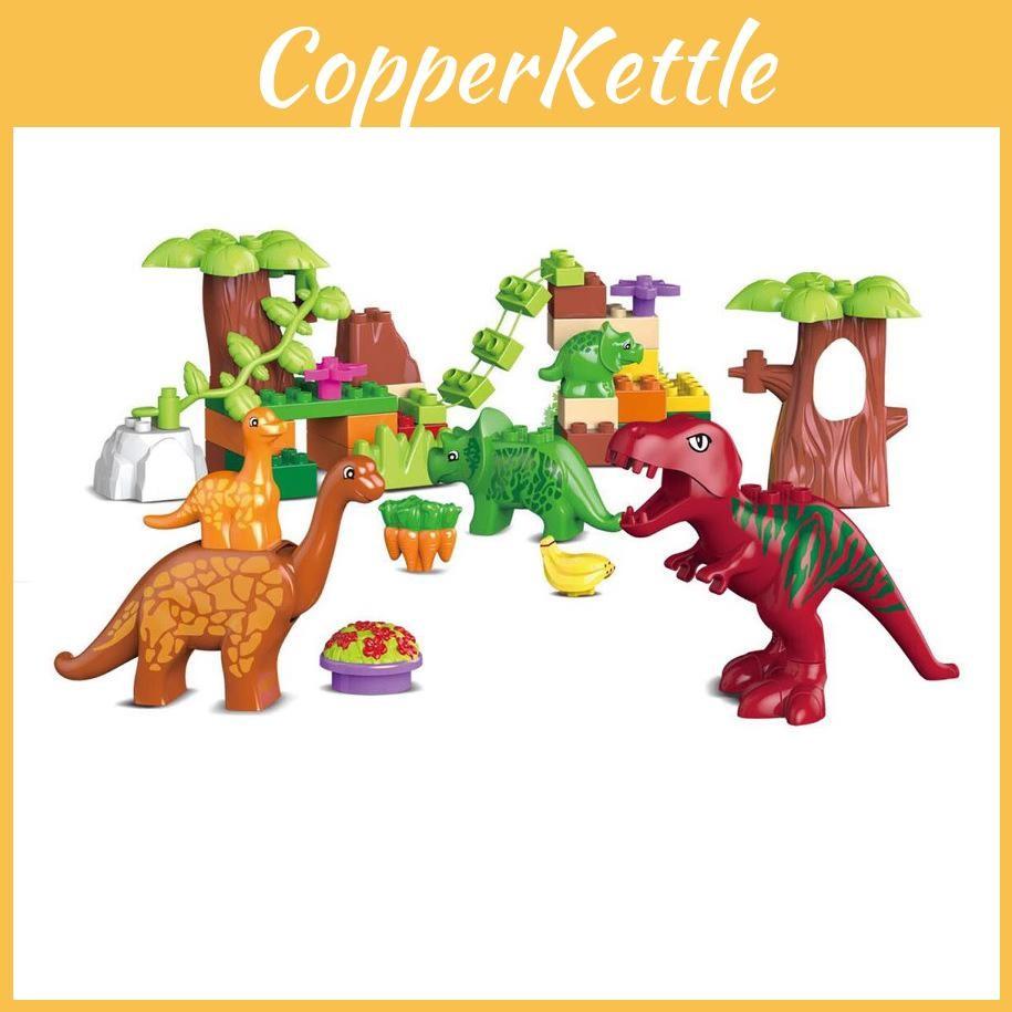 Paradise 40pcs Dinosaur Themed Assembly Building Blocks Set Children Puzzle Toys