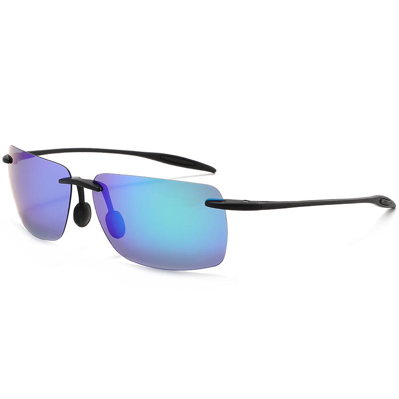 TR Frameless Polarized Sunglasses for Men & Women: Stylish UV Protection