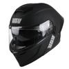 Motorcycle Flip Helmet for Men & Women - All-Season ABS Safety Helmet with Large Tail Wing & Built-In Tail Light,