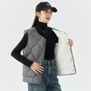 Winter Fleece Vests Warm Women Clothing Trend Quilted Jackets Sleeveless Cardigans Waistcoat Slim Fit Tops Pockets Design Coats