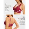 Women S Wireless Lace French Style Sexy Plus Size Bra