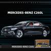 Model auta Benz C260L v měřítku 1/24, stahovací autíčko se zvukem a světlem pro děti Batole Kluci Dívčí Dárková kolekce