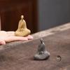 Yixing Zisha Handmade Tea Pet: Formless Buddha Incense Holder for Zen Tea Tray Ornament