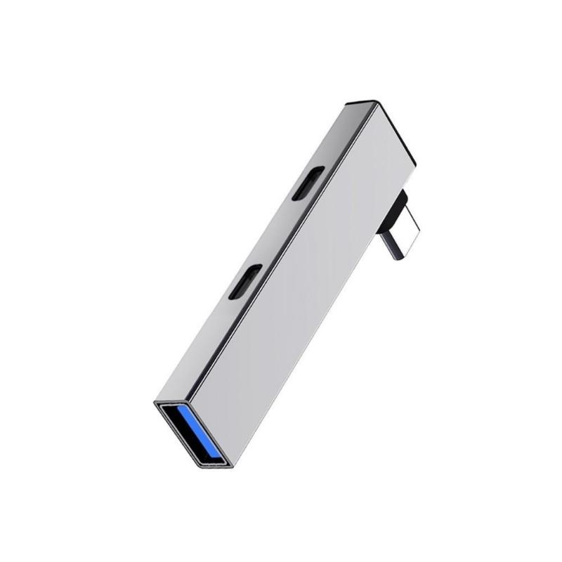 Universeller USB-C-Hub Typ-C-Konverter mit 2 Typ-C- und USB-Anschlüssen für effiziente Konnektivität Plug and Play
