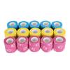15PCS Tattoo Grip Cover Wraps Self Adhesive Elastic Tattoo Bandage Tape Paw Print Yellow Blue Rose Red 5cm Width