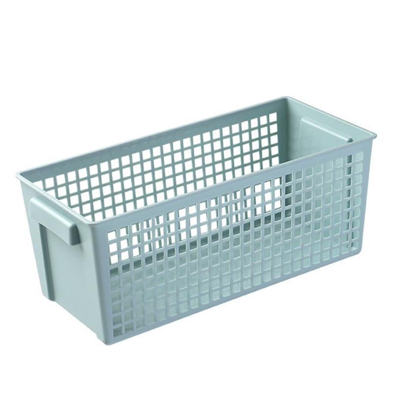Plastic Desk Organizer Storage Box Basket Cosmetic Container Desktop Holder Refrigerator Storage Basket Sundries Storage Box l
