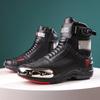 New Style High-top Cowhide Waterproof And Windproof Motorcycle Riding Boots Large Size Racing Boots Travel Gear