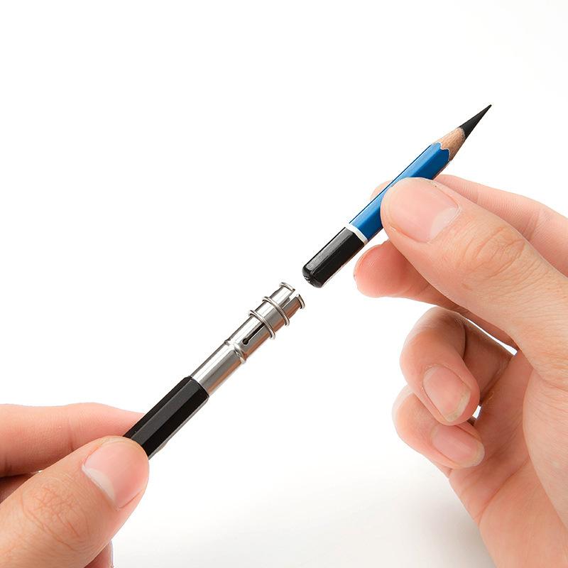 20pcs Adjustable Metal Pencil Extender Professional Art/School/Office Tool for Sketching Writing Drawing Durable Design